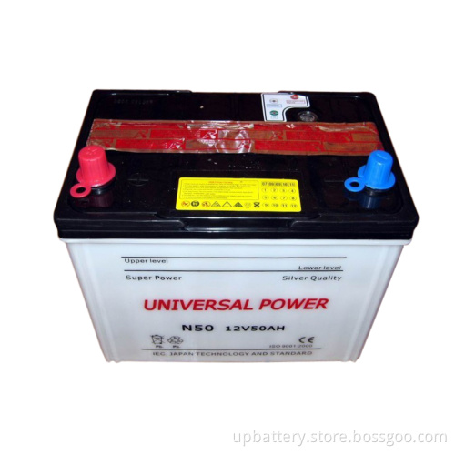 Dry Charged Automotive Battery N50 12V 50ah